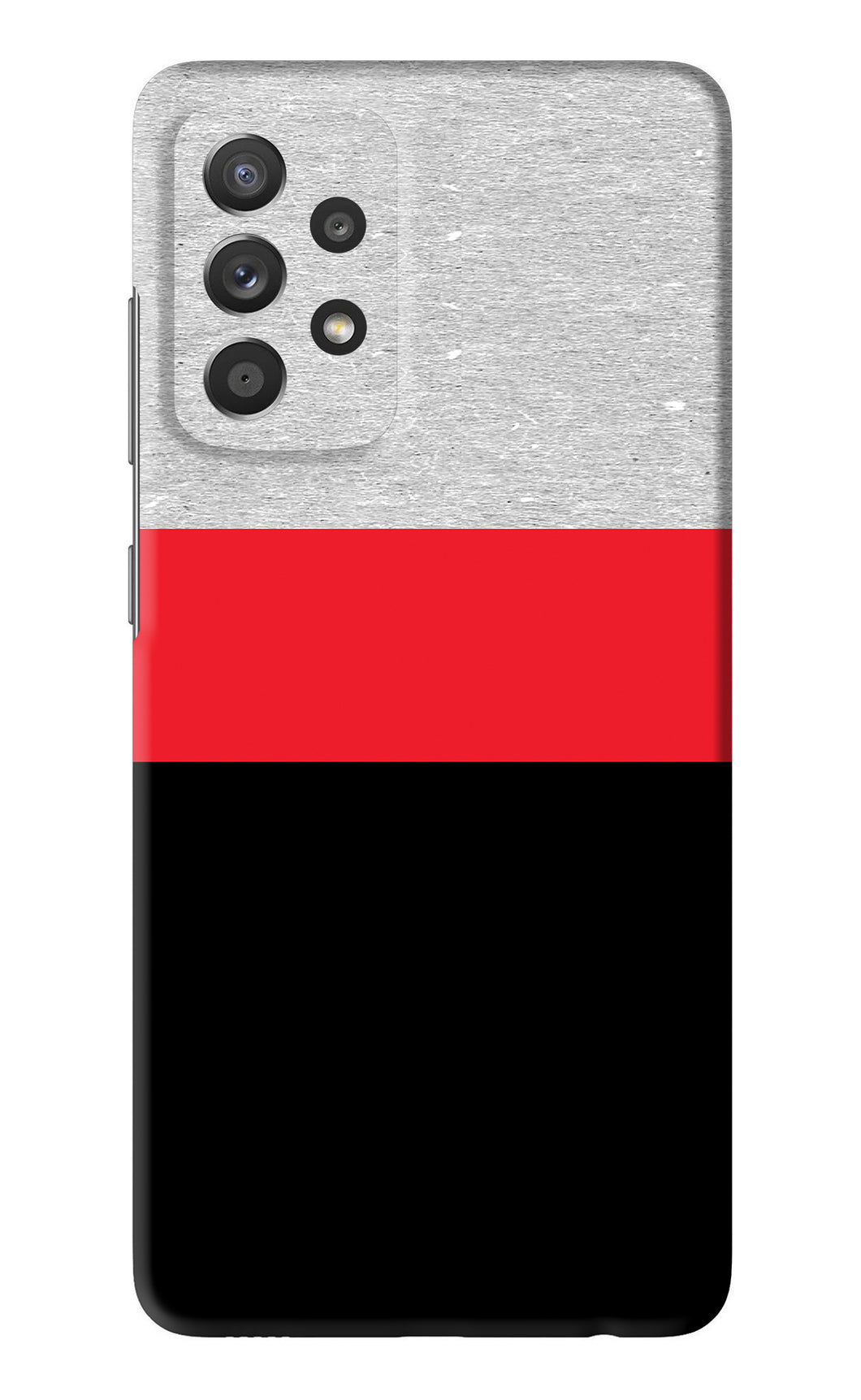 Tri Color Pattern Samsung Galaxy A52 Back Skin Wrap