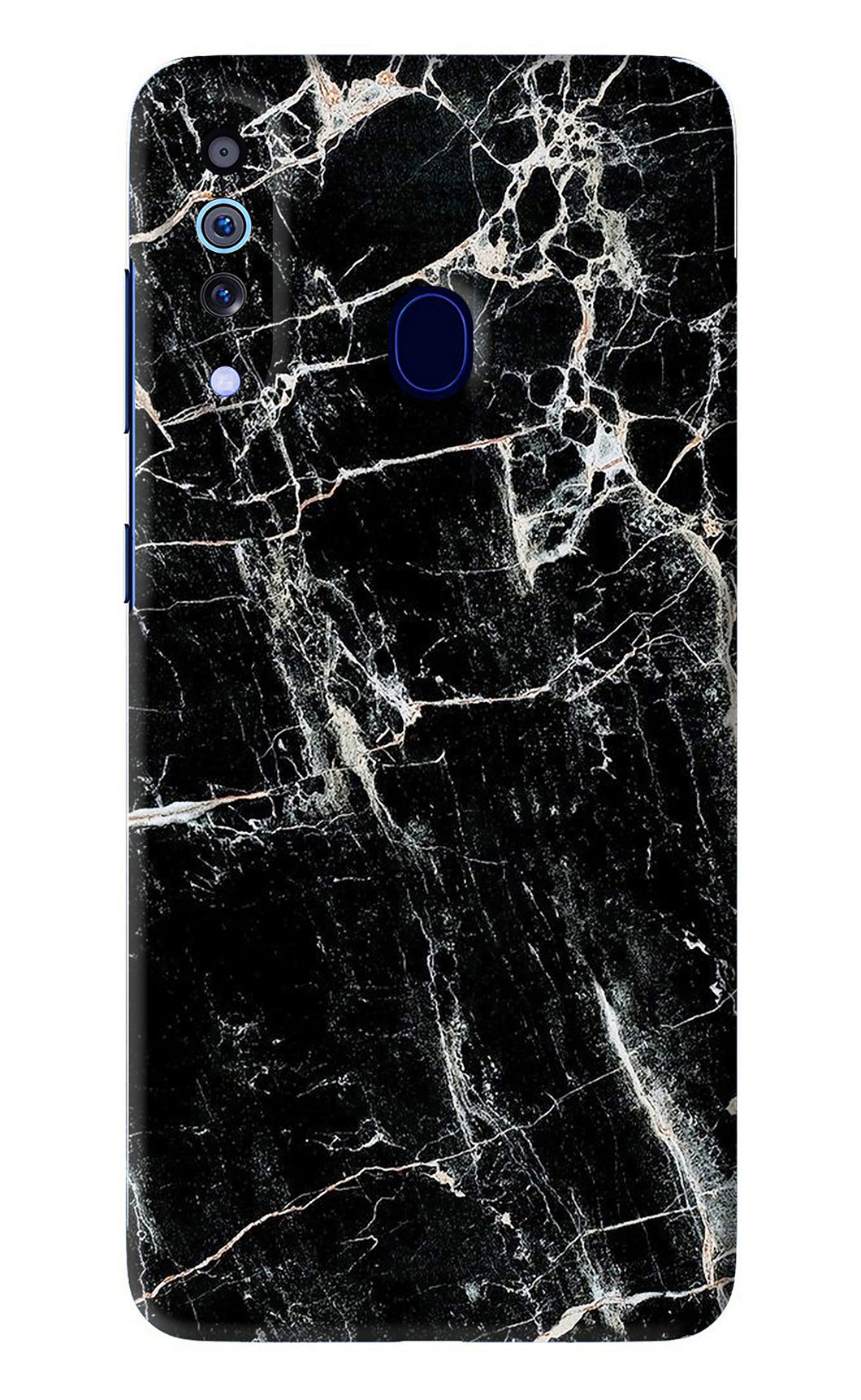 Black Marble Texture 1 Samsung Galaxy A60 Back Skin Wrap