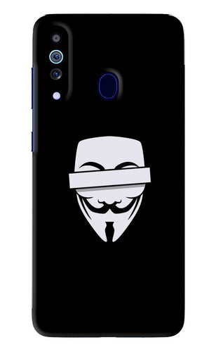 Anonymous Face Samsung Galaxy A60 Back Skin Wrap