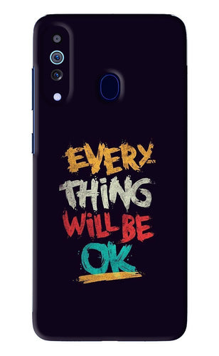 Everything Will Be Ok Samsung Galaxy A60 Back Skin Wrap