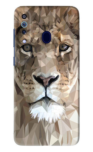 Lion Art Samsung Galaxy A60 Back Skin Wrap