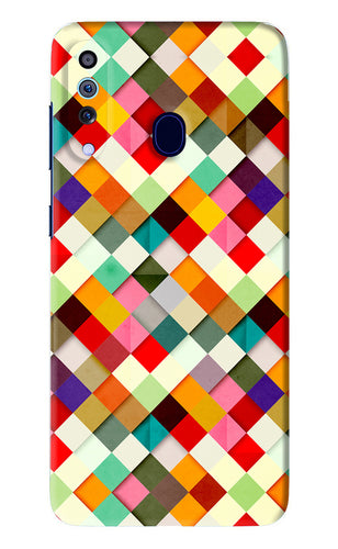 Geometric Abstract Colorful Samsung Galaxy A60 Back Skin Wrap