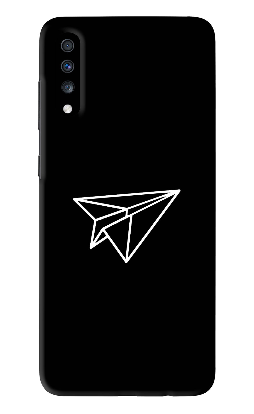 Paper Plane White Samsung Galaxy A70 Back Skin Wrap