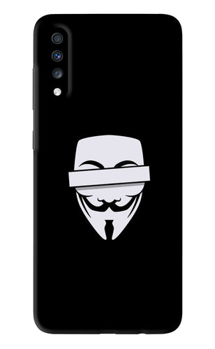 Anonymous Face Samsung Galaxy A70 Back Skin Wrap