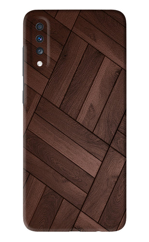 Wooden Texture Design Samsung Galaxy A70 Back Skin Wrap