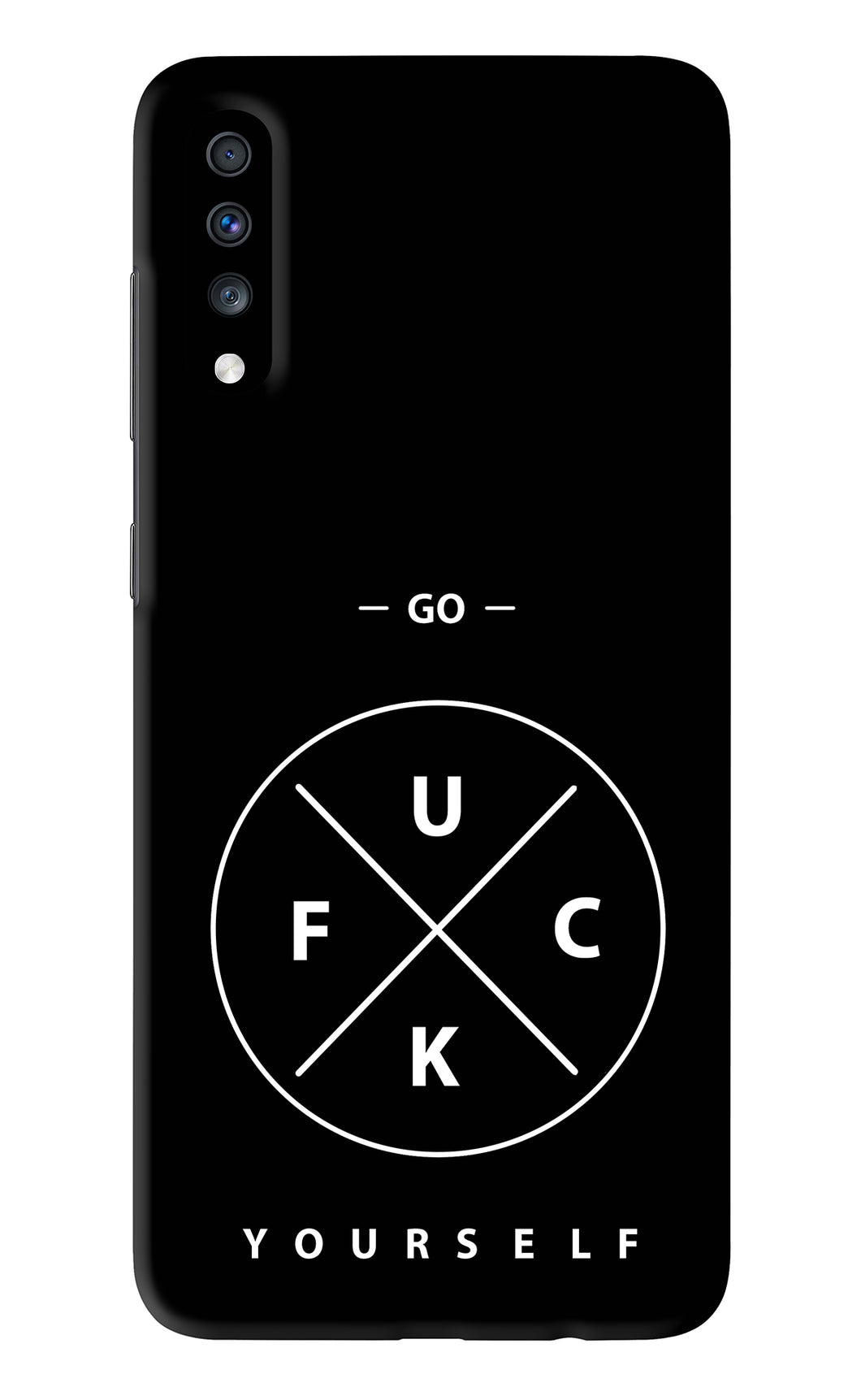 Go Fuck Yourself Samsung Galaxy A70 Back Skin Wrap
