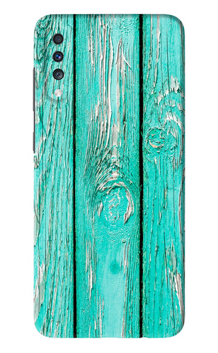 Blue Wood Samsung Galaxy A70 Back Skin Wrap