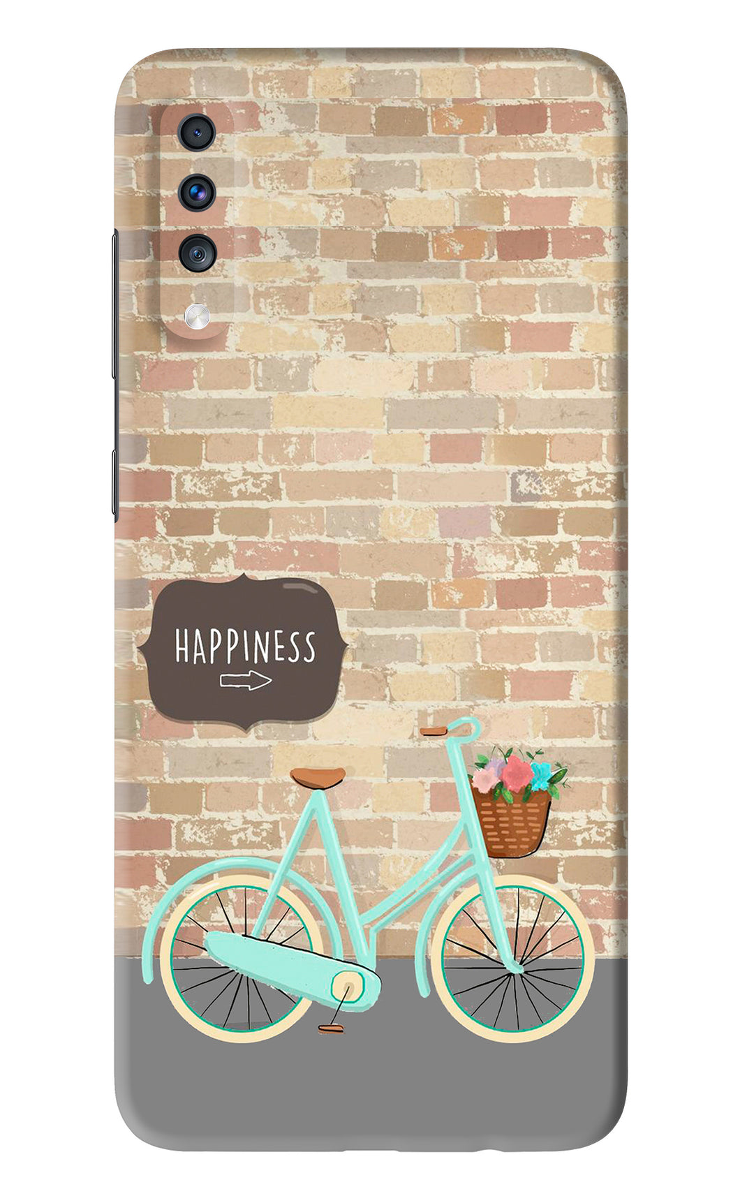 Happiness Artwork Samsung Galaxy A70 Back Skin Wrap