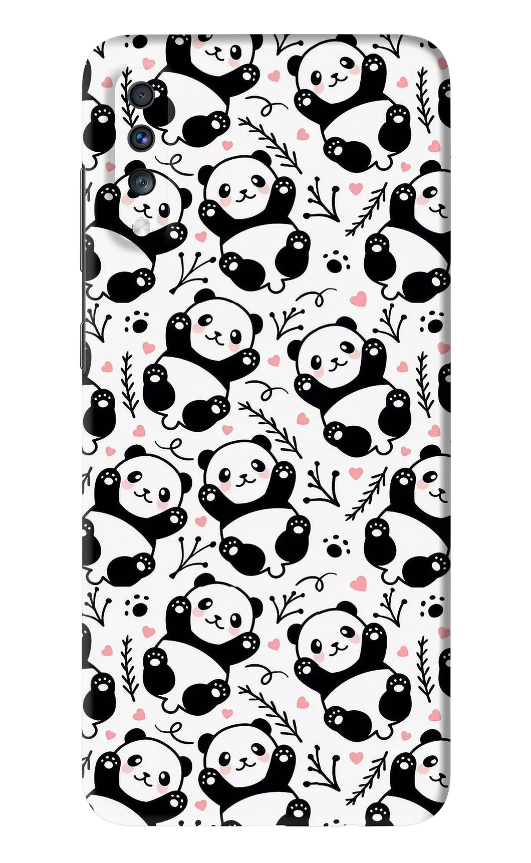 Cute Panda Samsung Galaxy A70 Back Skin Wrap