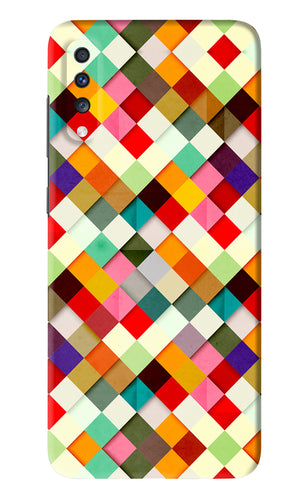 Geometric Abstract Colorful Samsung Galaxy A70 Back Skin Wrap
