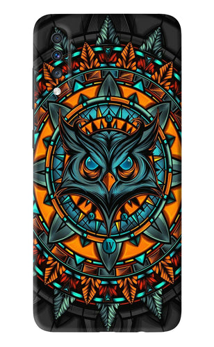 Angry Owl Art Samsung Galaxy A70 Back Skin Wrap