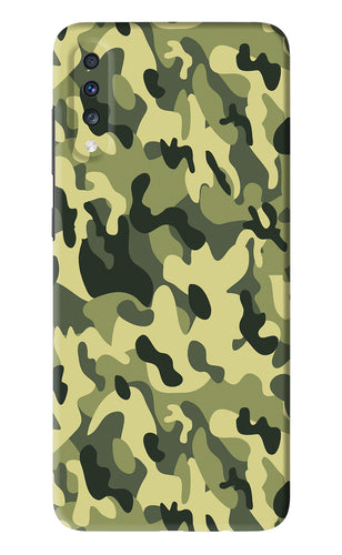 Camouflage Samsung Galaxy A70 Back Skin Wrap