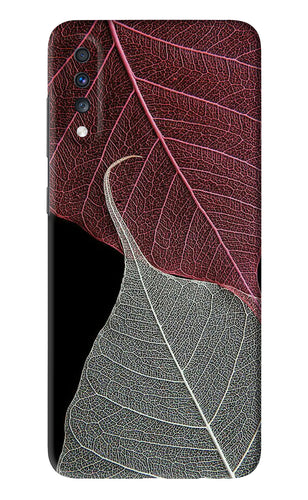 Leaf Pattern Samsung Galaxy A70 Back Skin Wrap