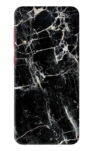 Black Marble Texture 1 Samsung Galaxy A70S Back Skin Wrap