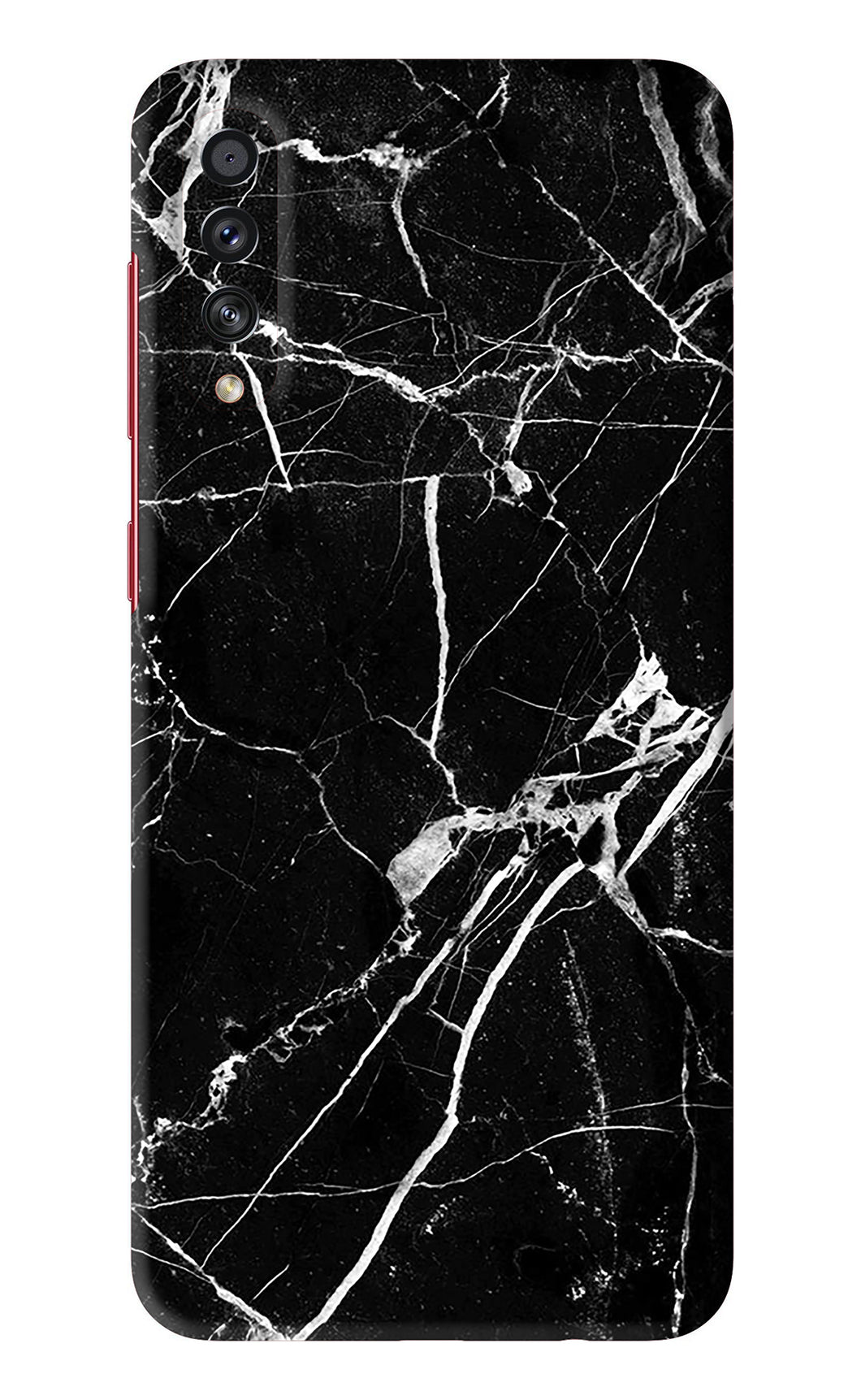 Black Marble Texture 2 Samsung Galaxy A70S Back Skin Wrap