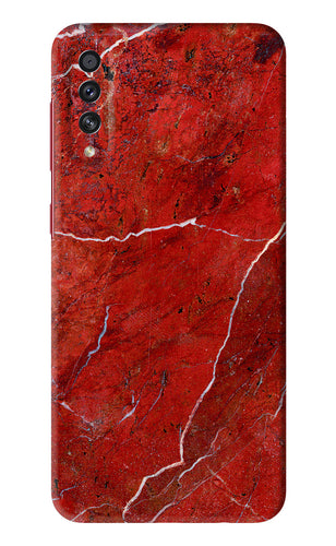 Red Marble Design Samsung Galaxy A70S Back Skin Wrap