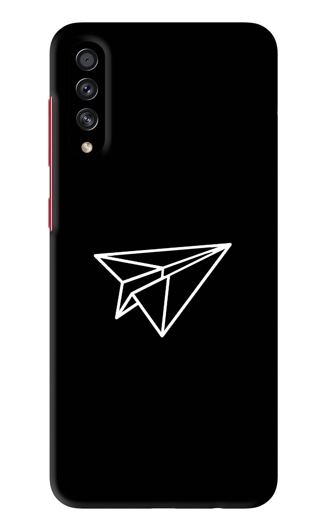 Paper Plane White Samsung Galaxy A70S Back Skin Wrap