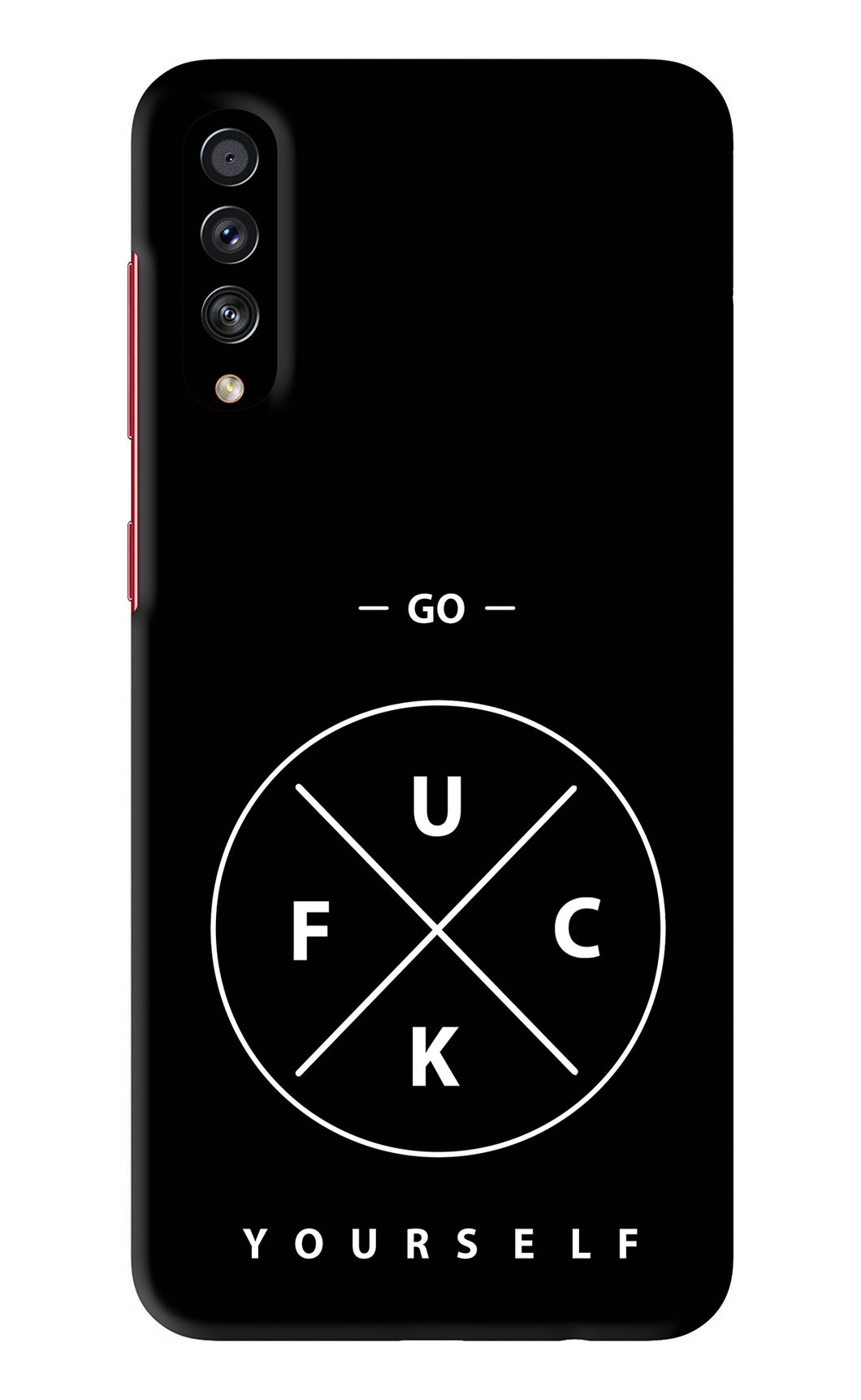 Go Fuck Yourself Samsung Galaxy A70S Back Skin Wrap