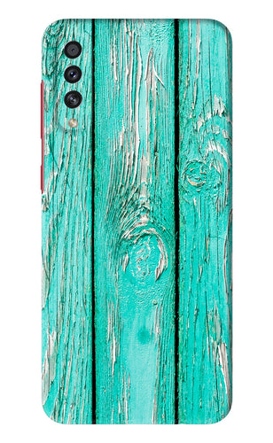 Blue Wood Samsung Galaxy A70S Back Skin Wrap