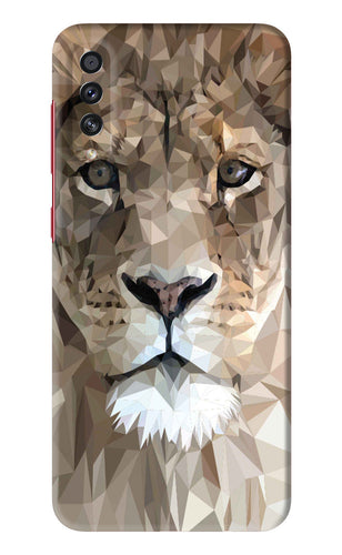 Lion Art Samsung Galaxy A70S Back Skin Wrap
