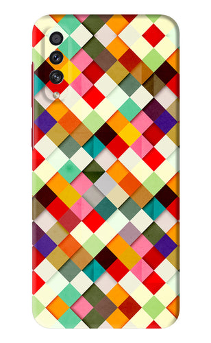 Geometric Abstract Colorful Samsung Galaxy A70S Back Skin Wrap