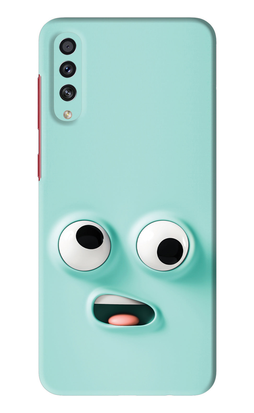 Silly Face Cartoon Samsung Galaxy A70S Back Skin Wrap