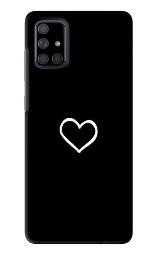 Heart Samsung Galaxy A71 Back Skin Wrap