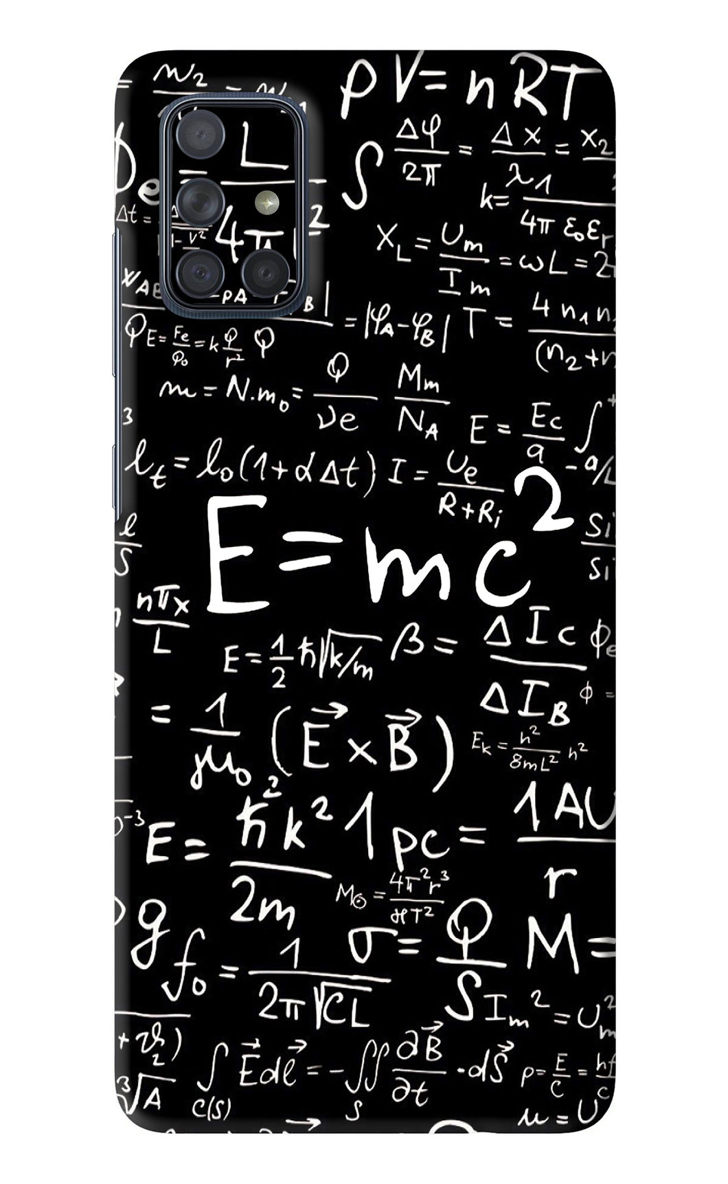 Physics Albert Einstein Formula Samsung Galaxy A71 Back Skin Wrap