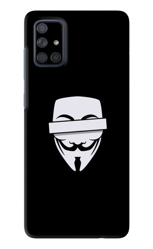 Anonymous Face Samsung Galaxy A71 Back Skin Wrap