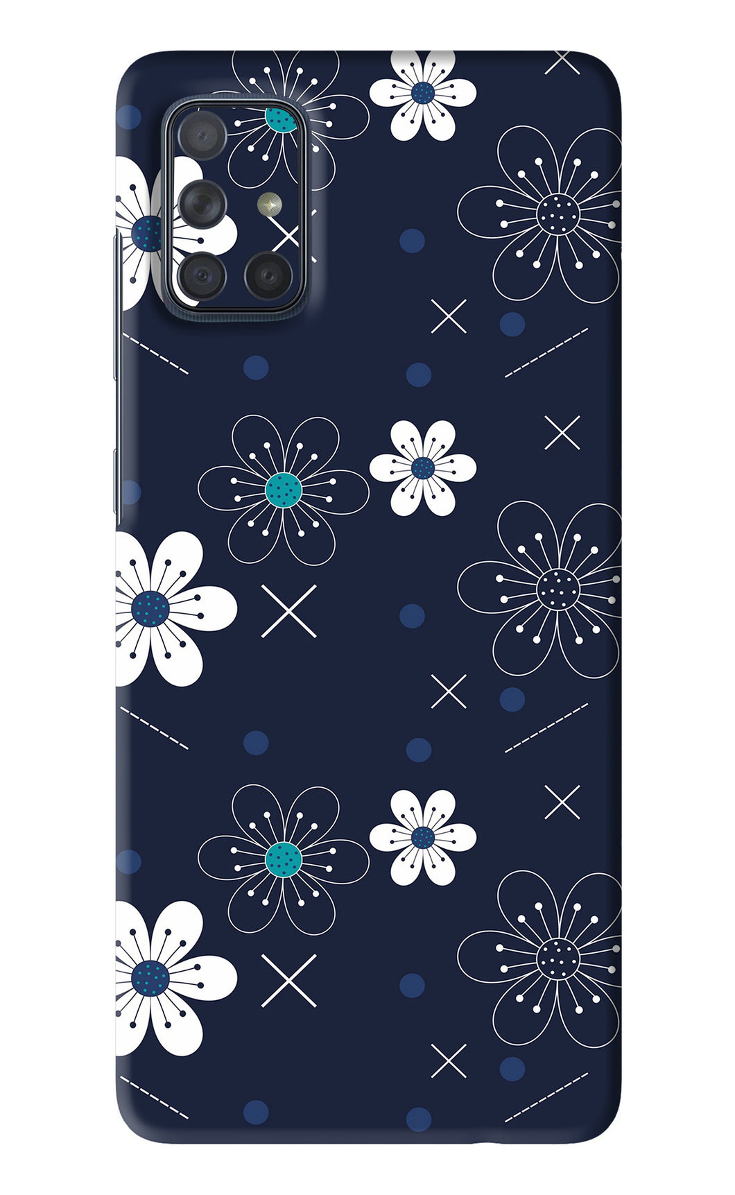 Flowers 4 Samsung Galaxy A71 Back Skin Wrap