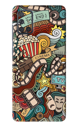 Cinema Abstract Samsung Galaxy A71 Back Skin Wrap