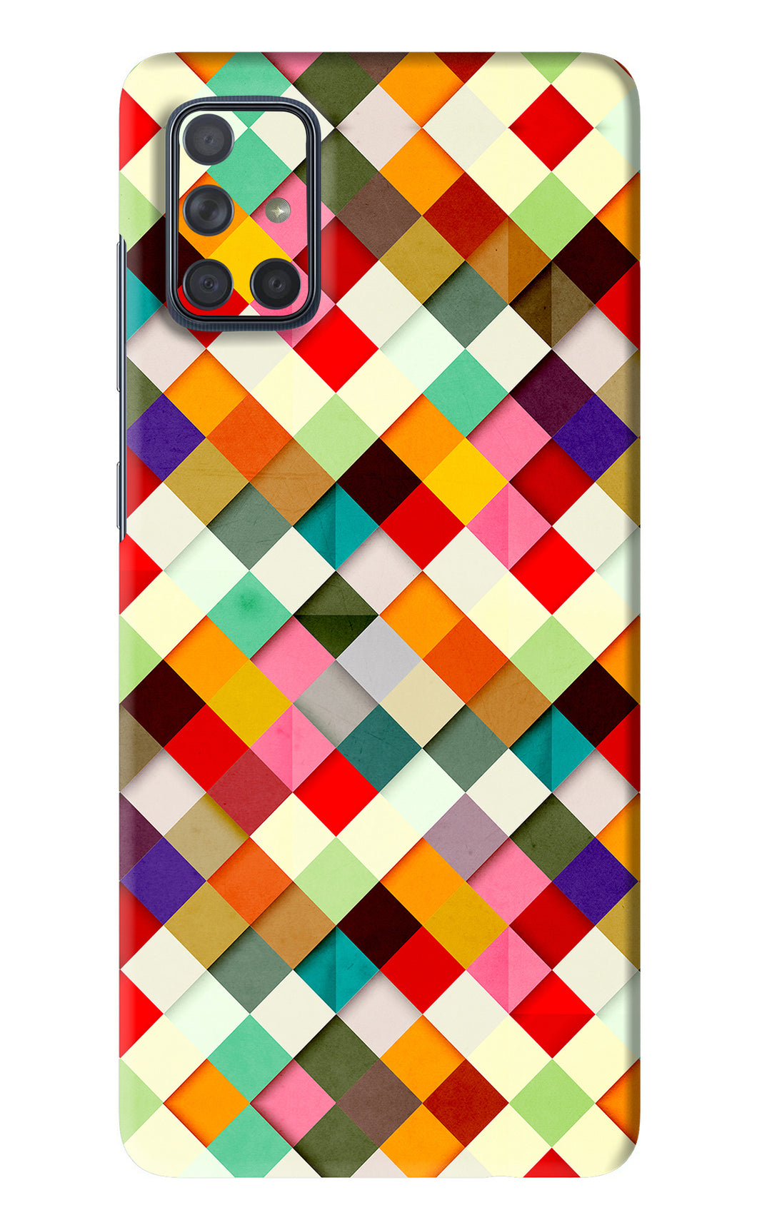 Geometric Abstract Colorful Samsung Galaxy A71 Back Skin Wrap