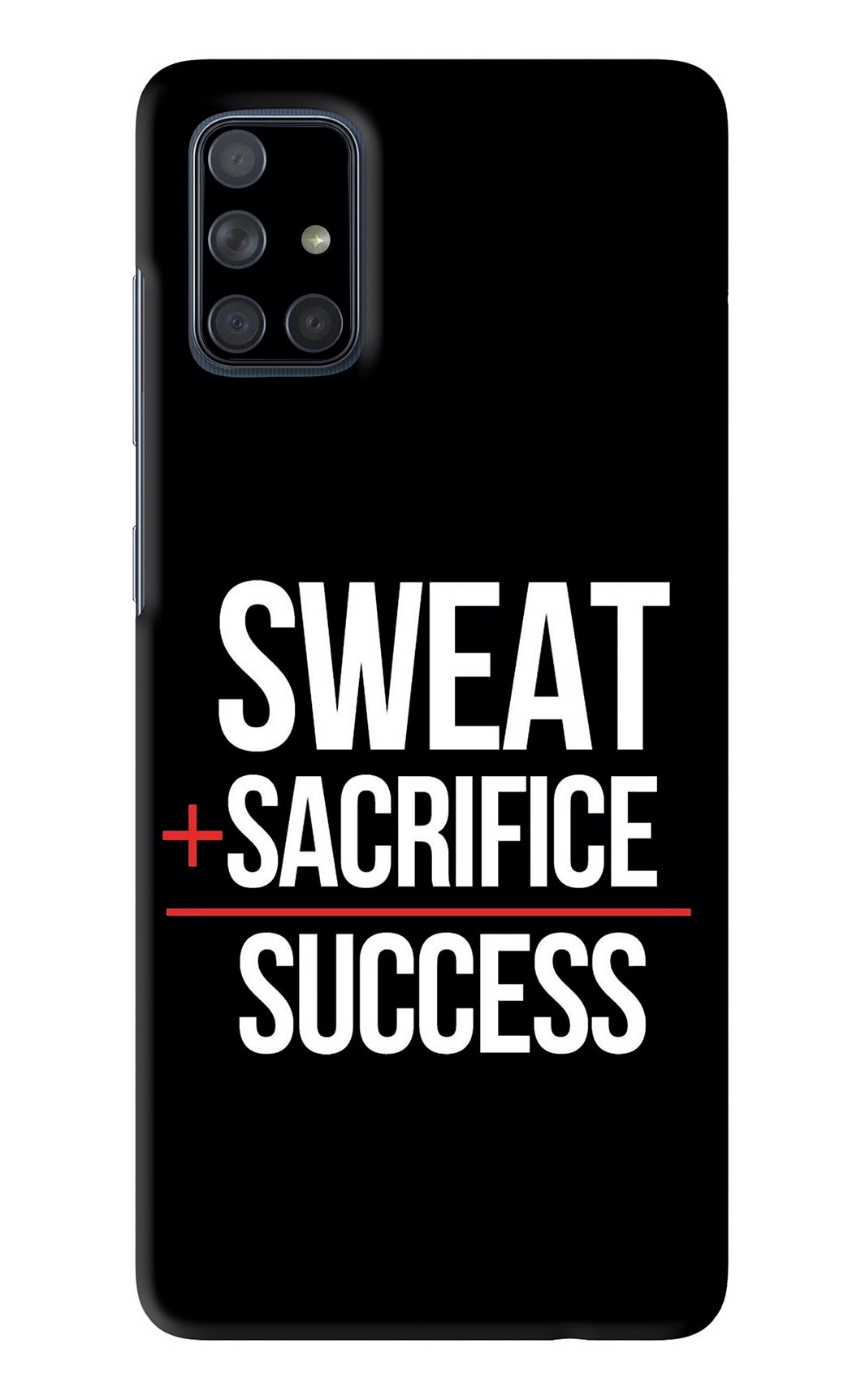 Sweat Sacrifice Success Samsung Galaxy A71 Back Skin Wrap