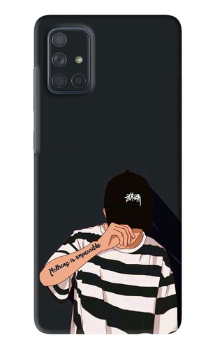 Aesthetic Boy Samsung Galaxy A71 Back Skin Wrap