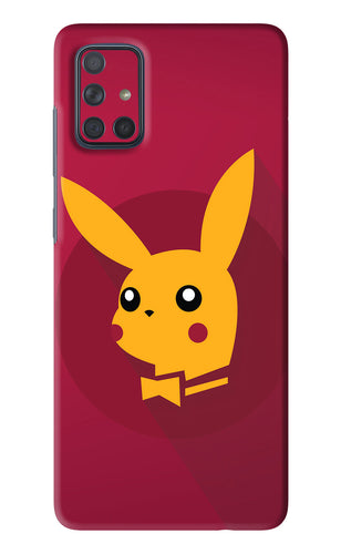 Pikachu Samsung Galaxy A71 Back Skin Wrap