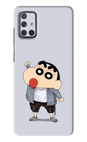 Shinchan Samsung Galaxy A71 Back Skin Wrap