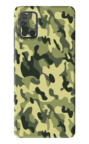 Camouflage Samsung Galaxy A71 Back Skin Wrap