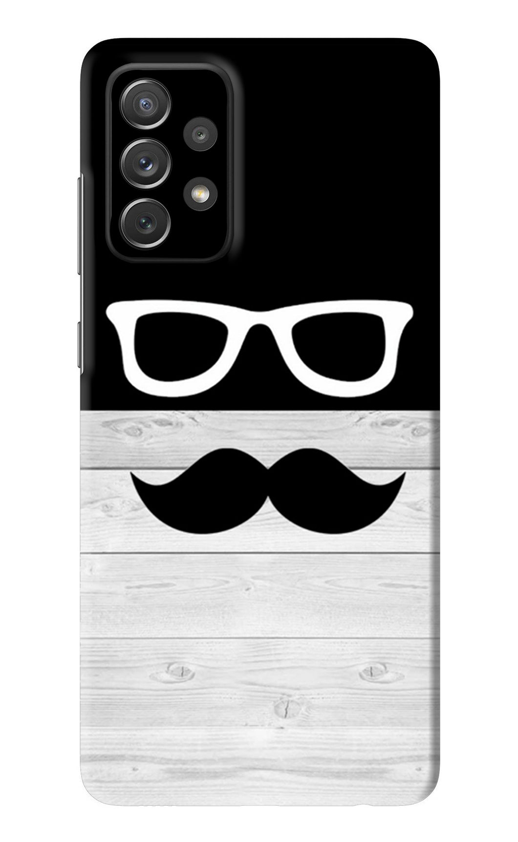 Mustache Samsung Galaxy A72 Back Skin Wrap