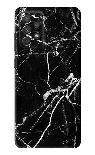 Black Marble Texture 2 Samsung Galaxy A72 Back Skin Wrap