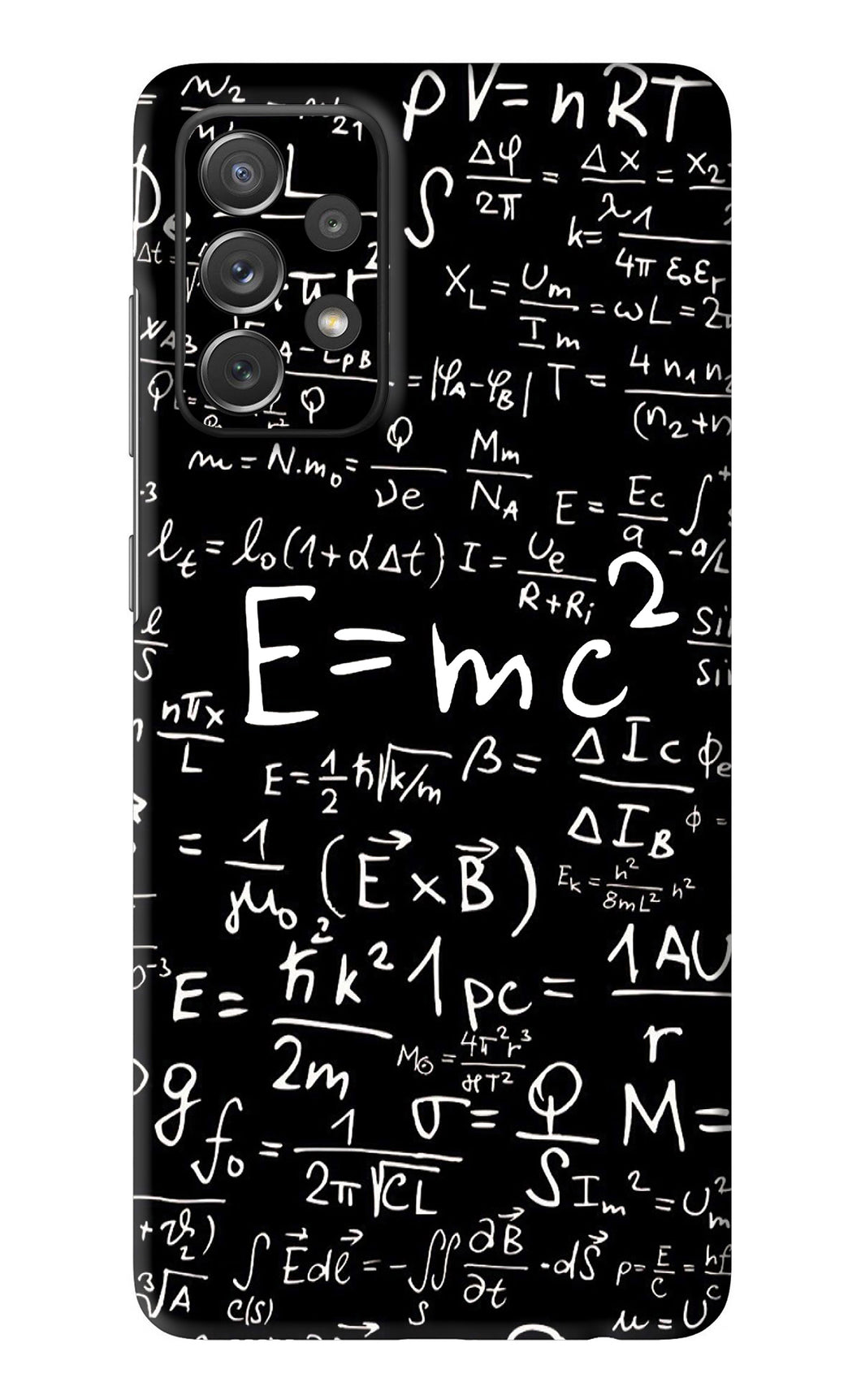 Physics Albert Einstein Formula Samsung Galaxy A72 Back Skin Wrap