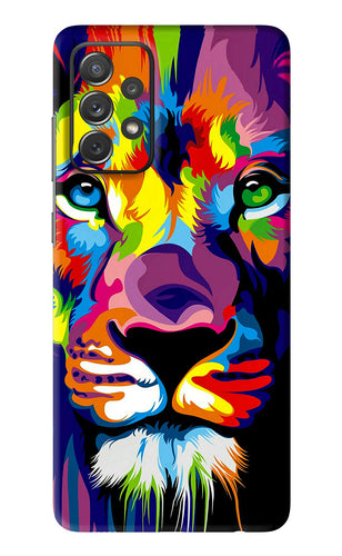Lion Samsung Galaxy A72 Back Skin Wrap