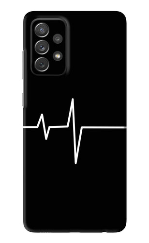 Heart Beats Samsung Galaxy A72 Back Skin Wrap