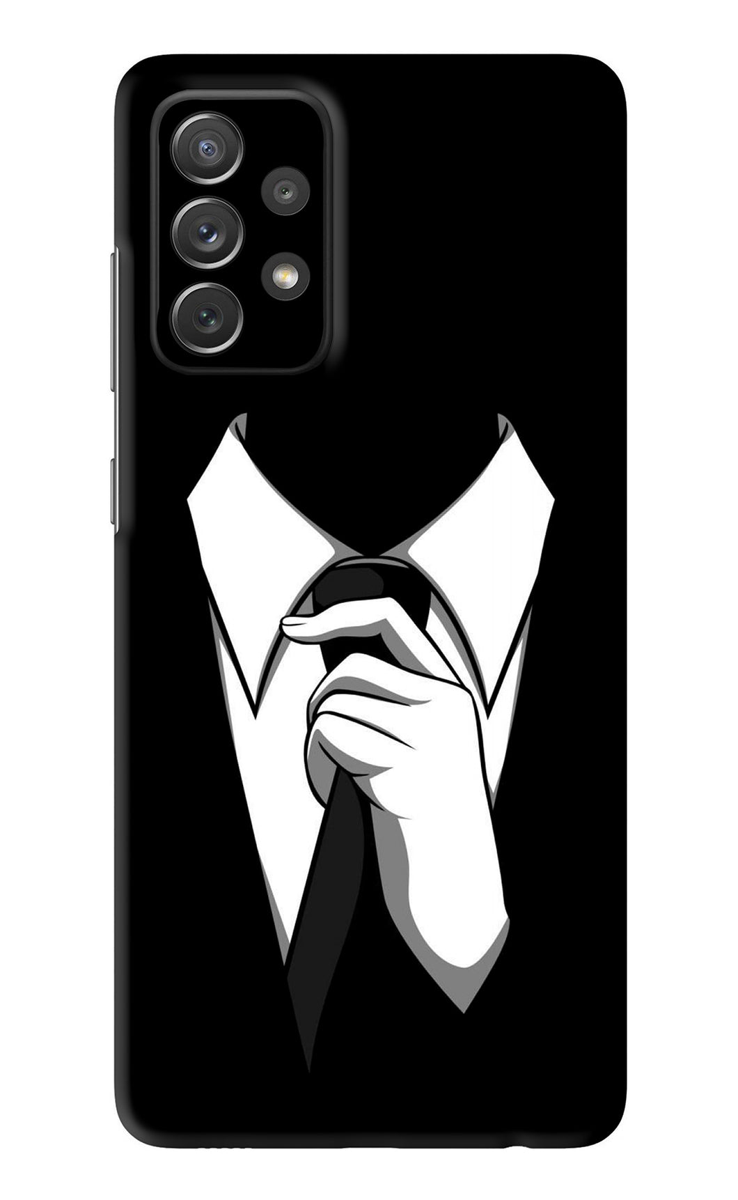 Black Tie Samsung Galaxy A72 Back Skin Wrap