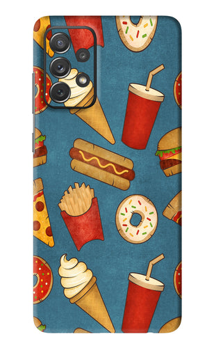 Foodie Samsung Galaxy A72 Back Skin Wrap