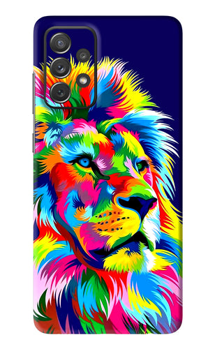 Vector Art Lion Samsung Galaxy A72 Back Skin Wrap
