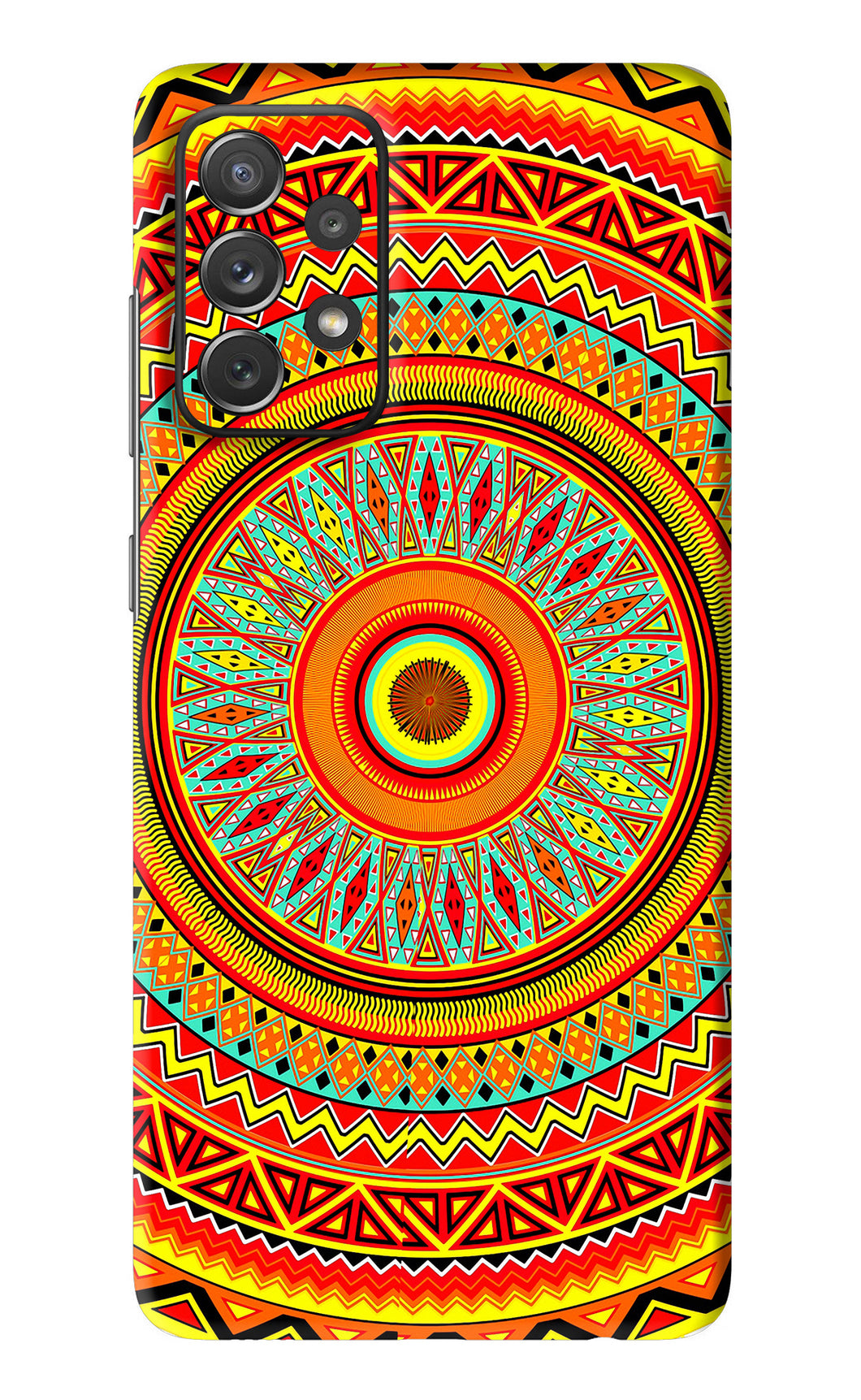 Mandala Pattern Samsung Galaxy A72 Back Skin Wrap