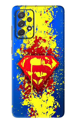Superman logo Samsung Galaxy A72 Back Skin Wrap