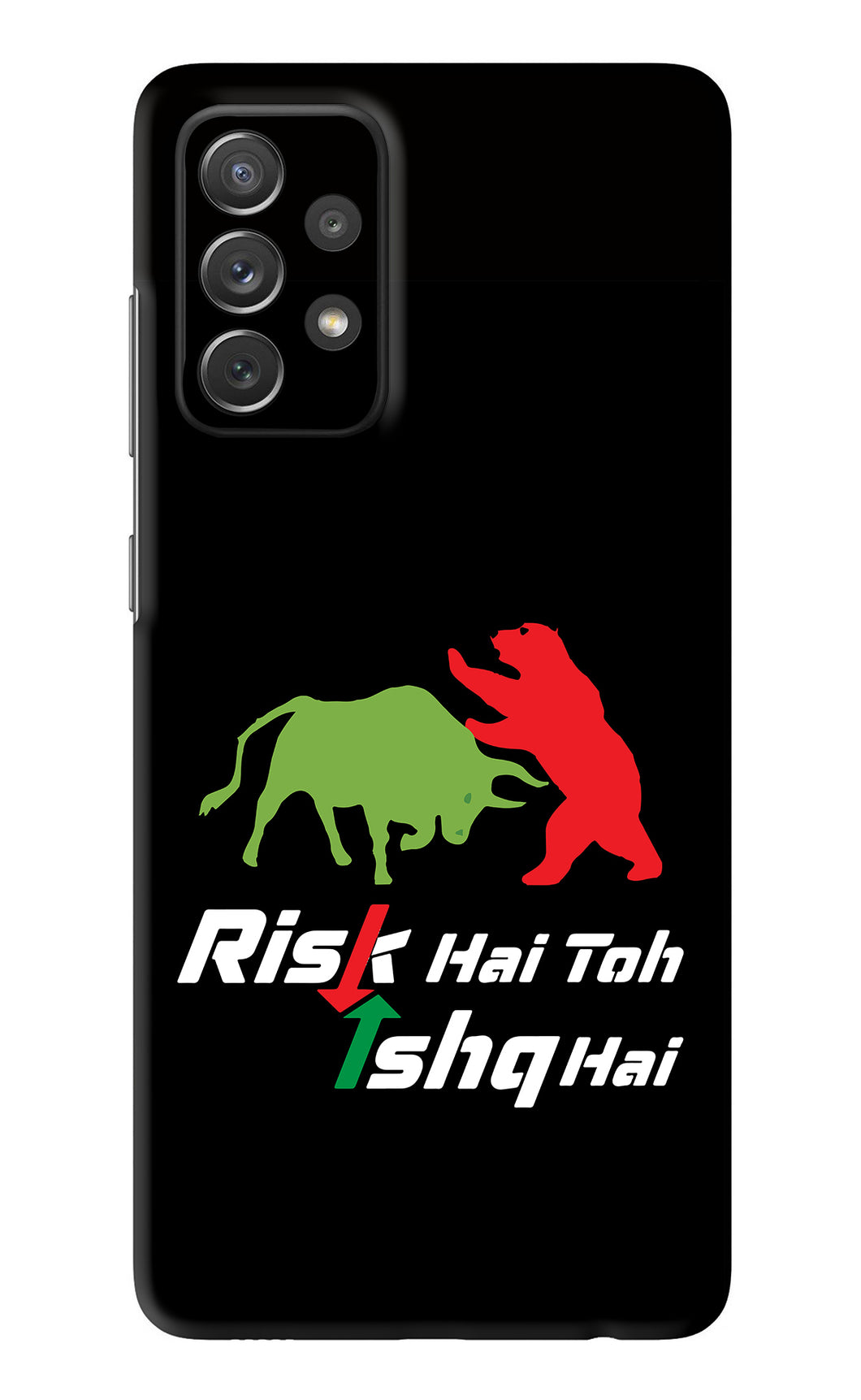 Risk Hai Toh Ishq Hai Samsung Galaxy A72 Back Skin Wrap