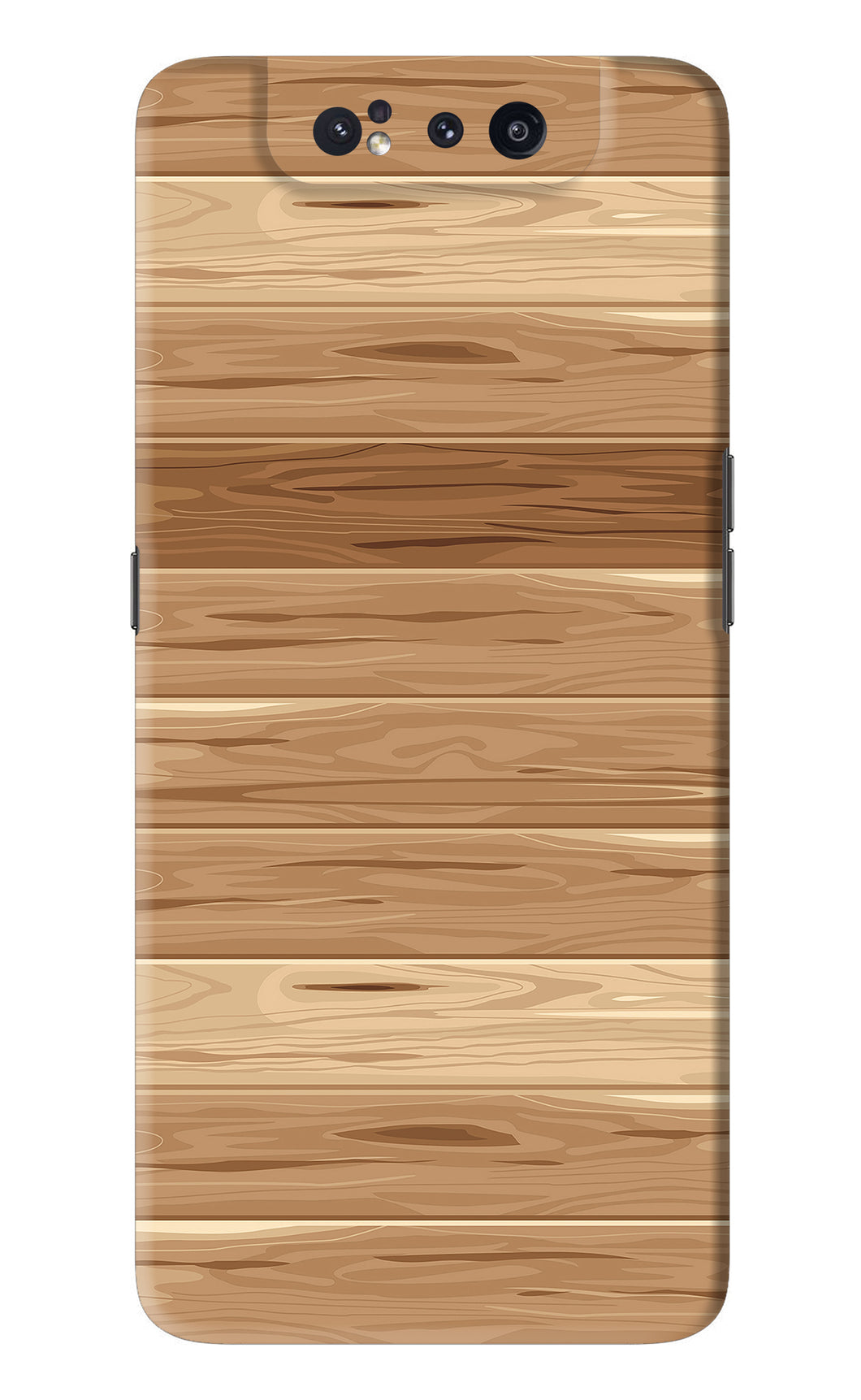 Wooden Vector Samsung Galaxy A80 Back Skin Wrap