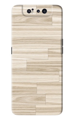 Wooden Art Texture Samsung Galaxy A80 Back Skin Wrap
